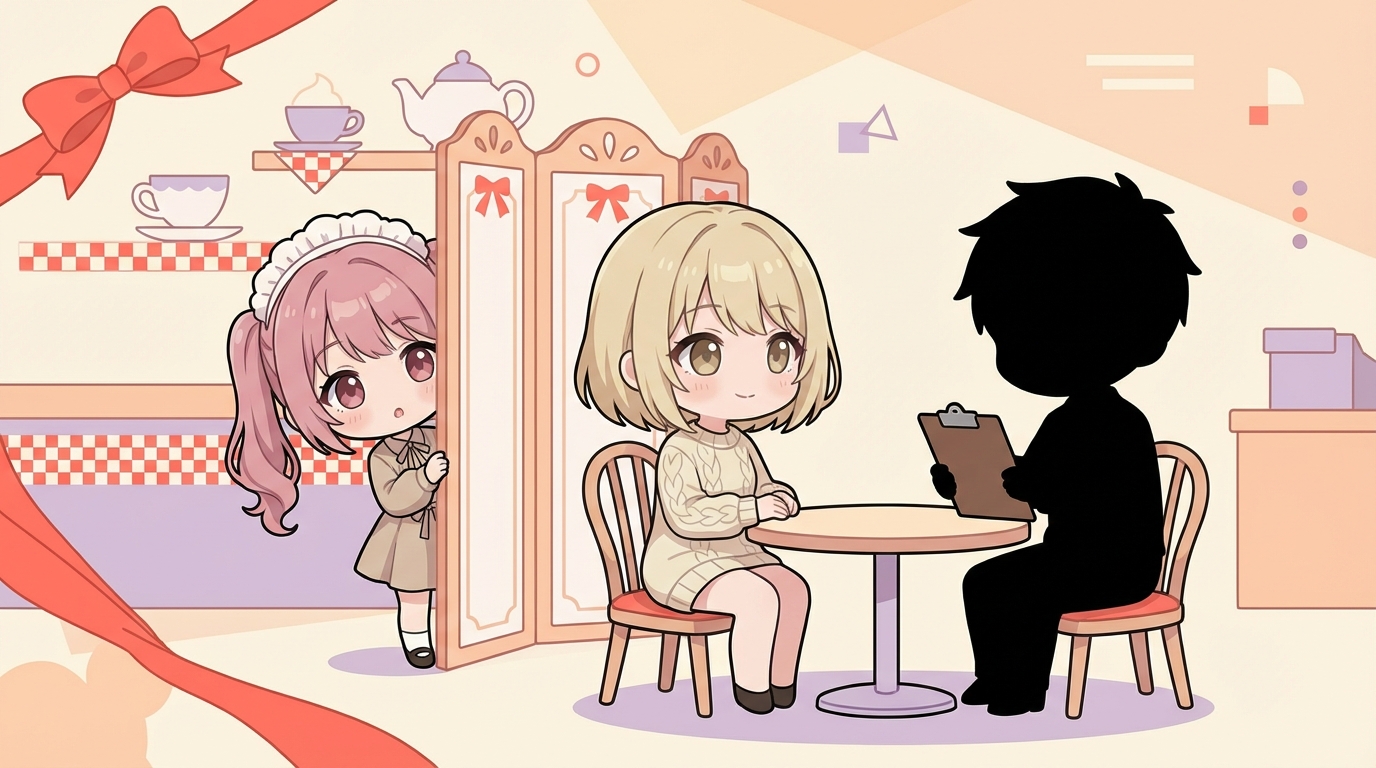 コンカフェ面接の流れと聞かれること。服装・受かるコツを元キャスト目線で解説