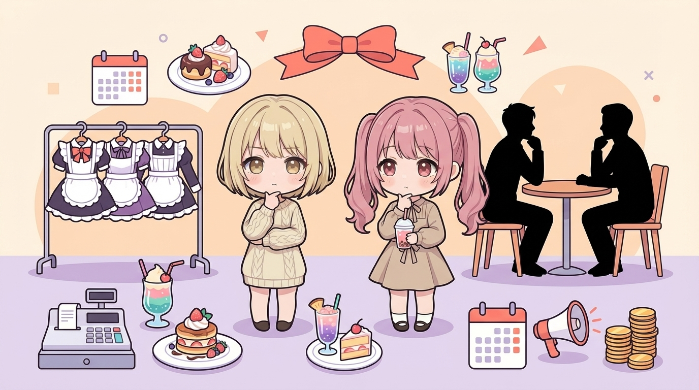 コンカフェとは。種類・給料・バイトの始め方を当事者目線でまとめた