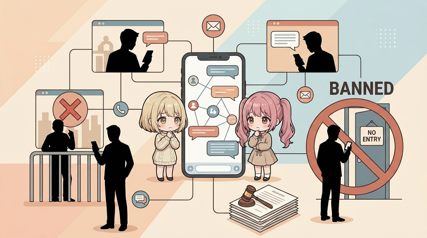 出禁リストの裏側。嬢とセラピストは、客の情報をどこまで共有しているのか