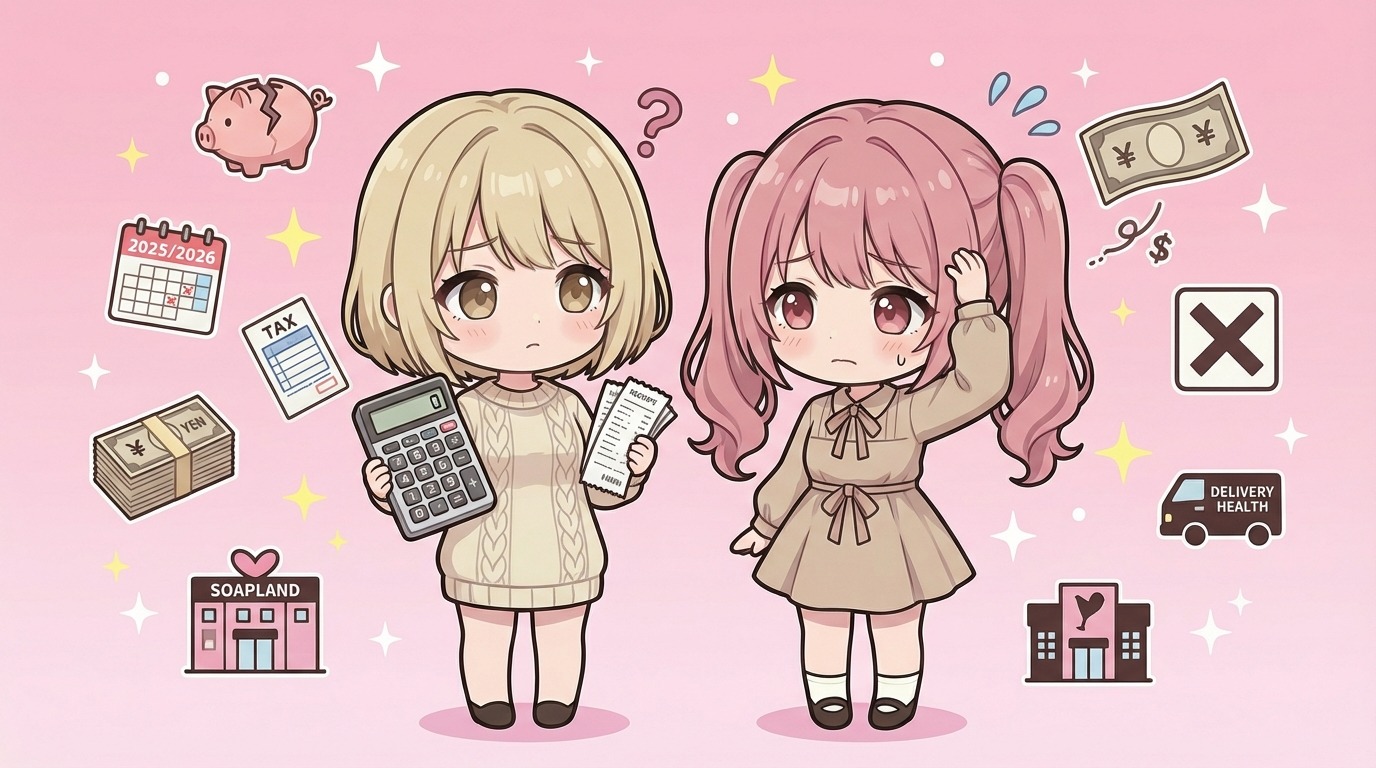 風俗嬢の確定申告ガイド｜経費・税金・やり方・バレない方法まで全解説