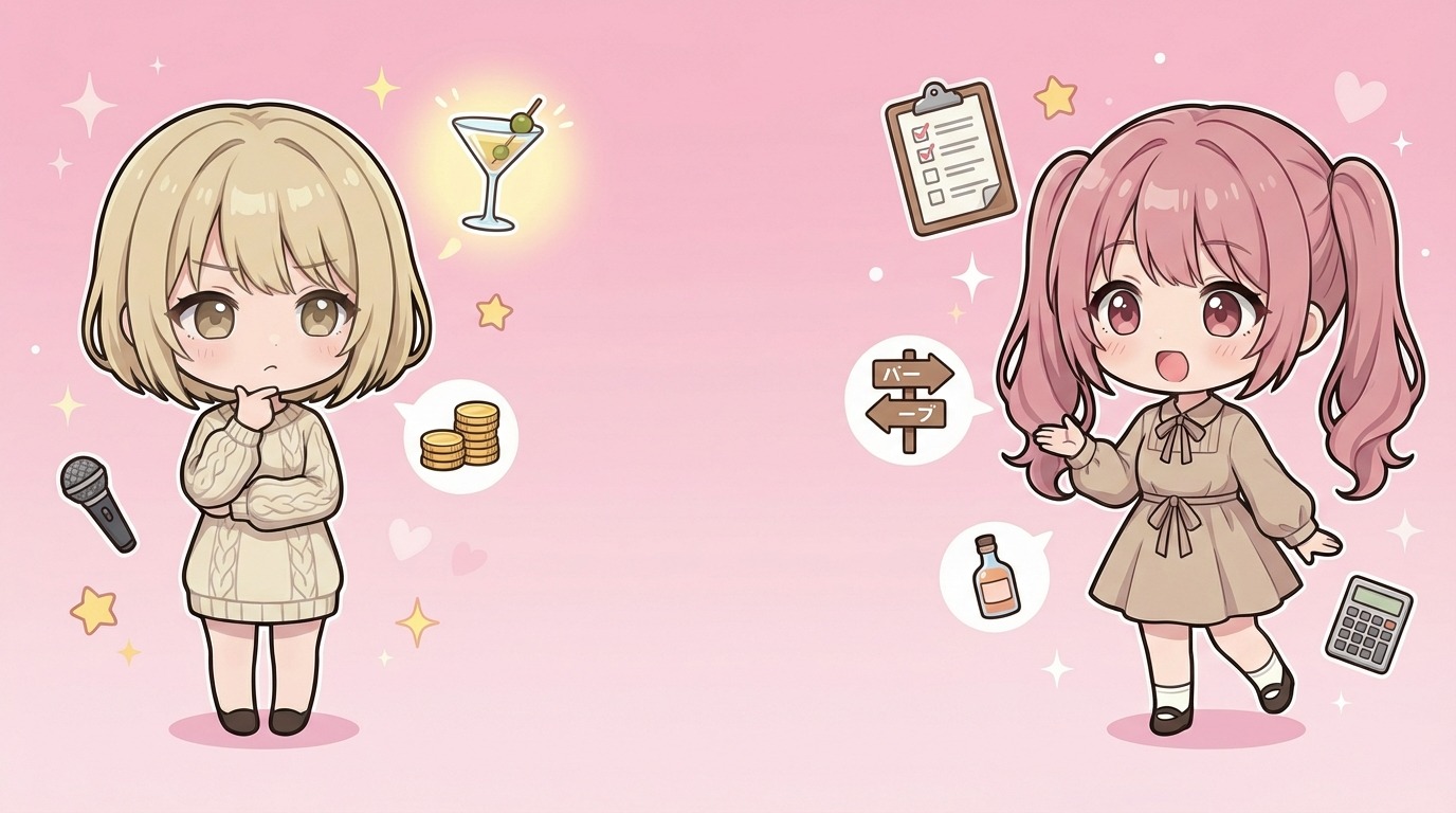 ガールズバーとは？ 仕組み・給料・仕事内容を経験者目線で解説