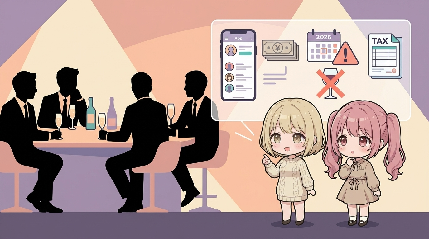 ギャラ飲みとは？ 仕組み・報酬相場・始め方・注意点を経験ベースで整理した