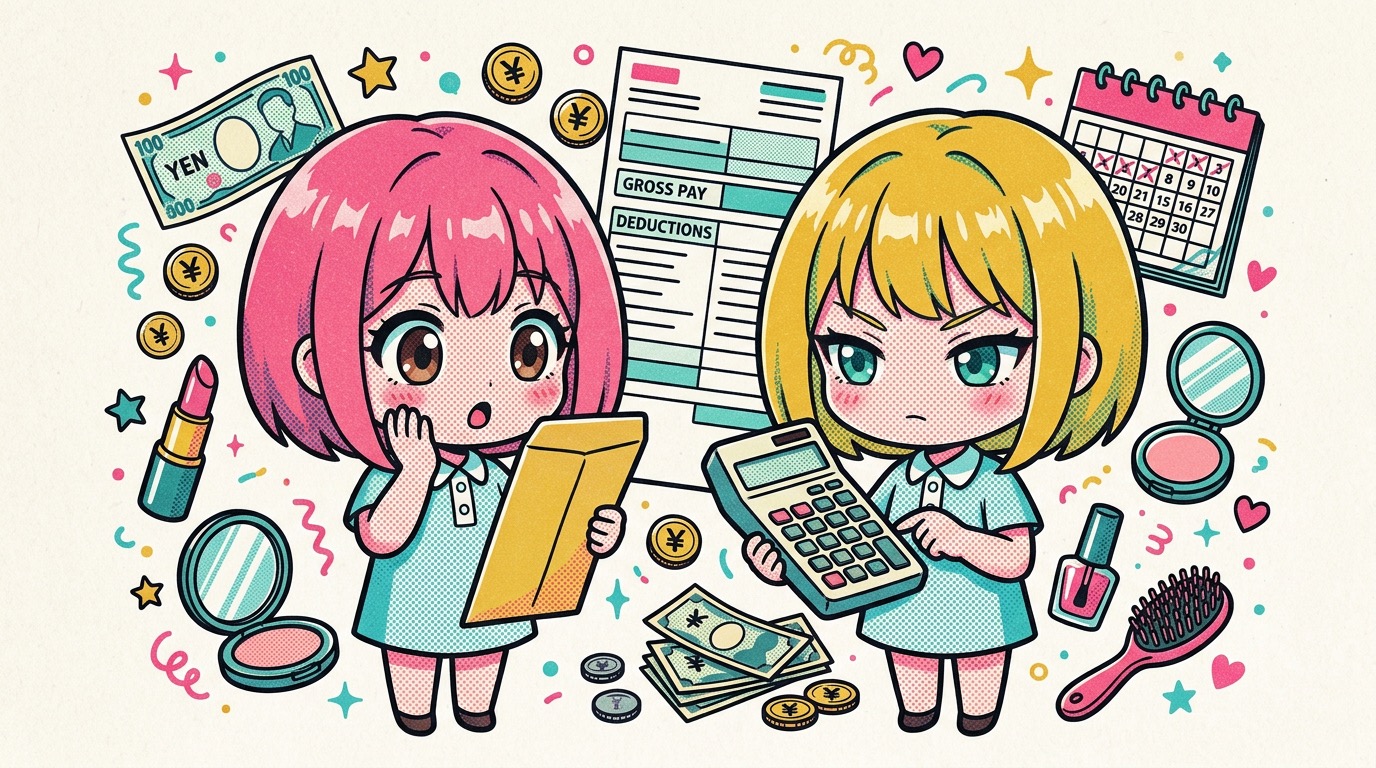 キャバ嬢の月収はいくら？ 手取りシミュレーションと月ごとの収入カレンダー