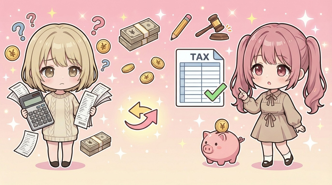 キャバ嬢の確定申告ガイド｜源泉徴収の仕組みと還付金の計算方法