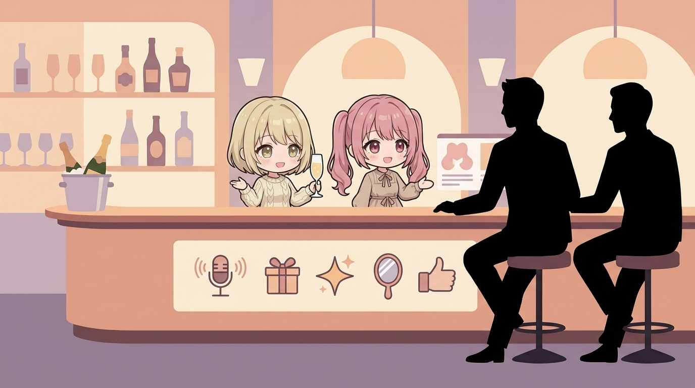 キャバ嬢のさしすせそとは？ 意味・具体例・使いすぎNGパターンまで