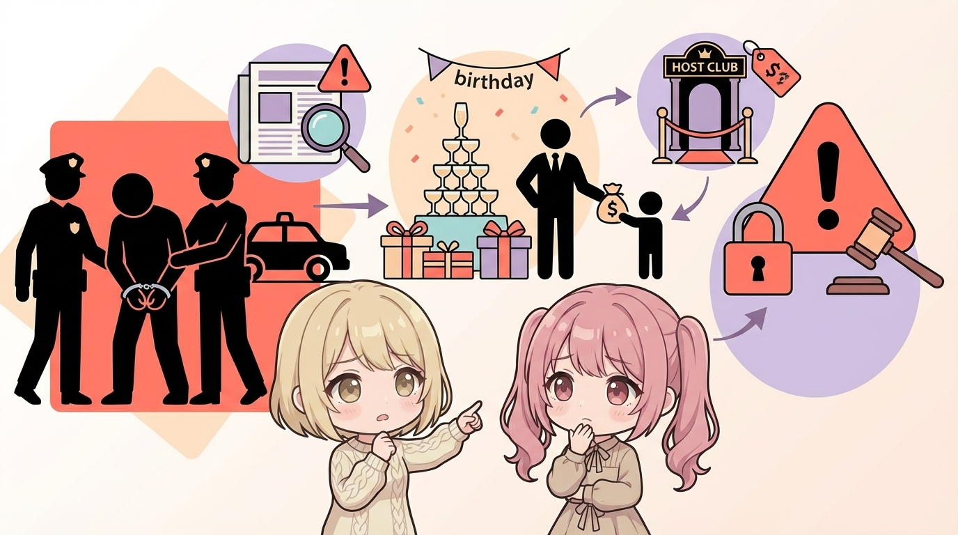 メンコンに通う側の注意点イラスト