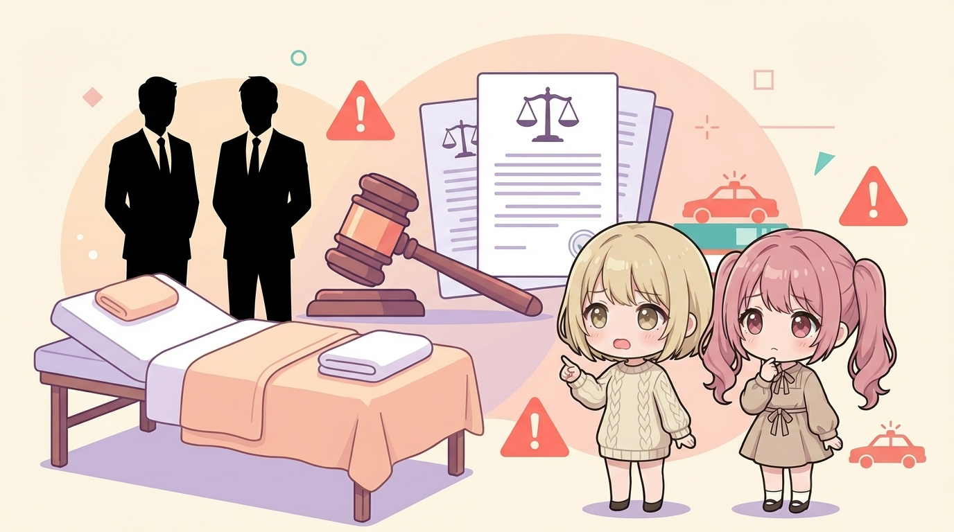 メンエスの摘発事例まとめ。違法ラインと風営法のリアルを解説