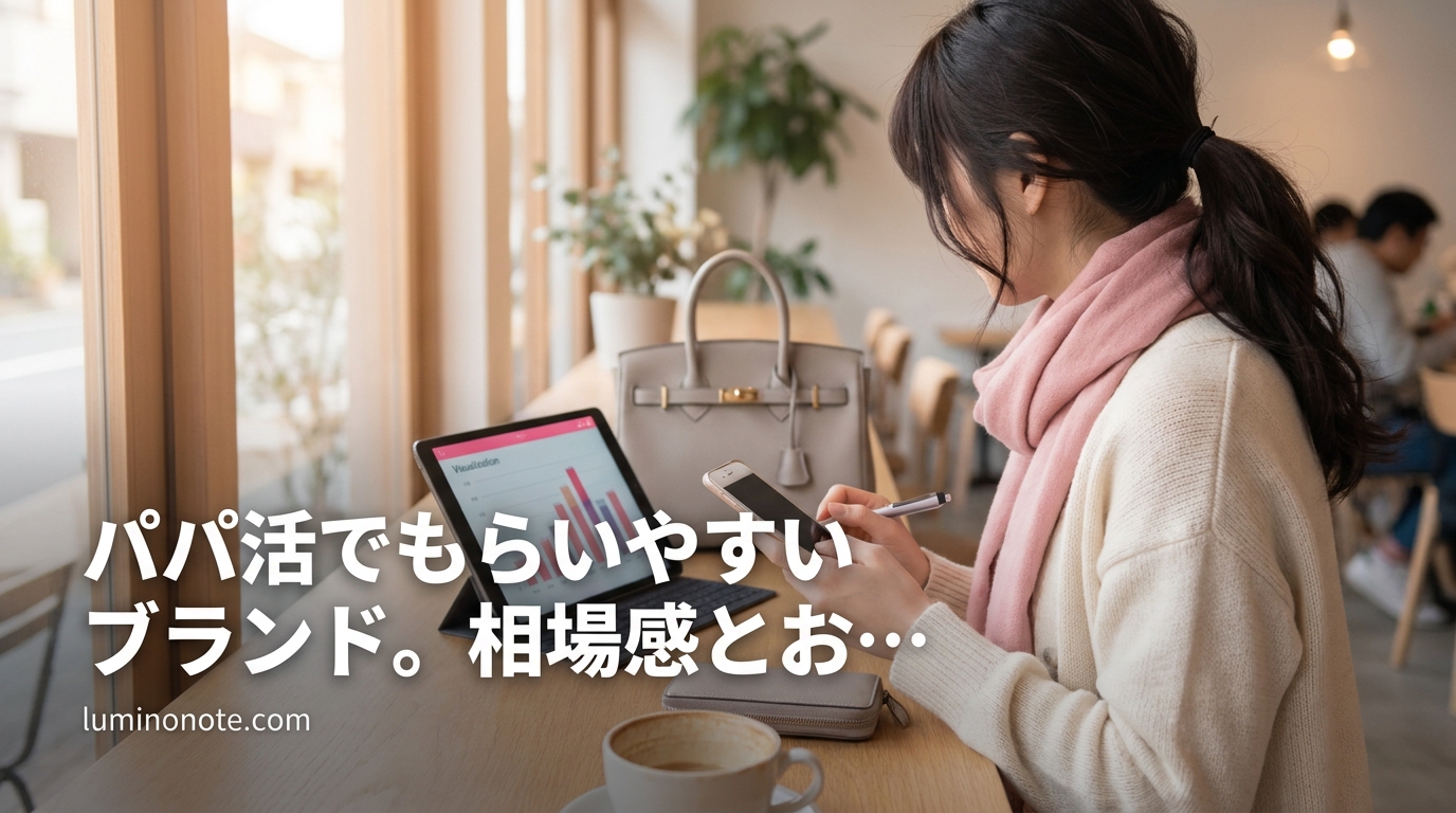 パパ活でもらいやすいブランド。相場感とおねだりのマナーを整理した