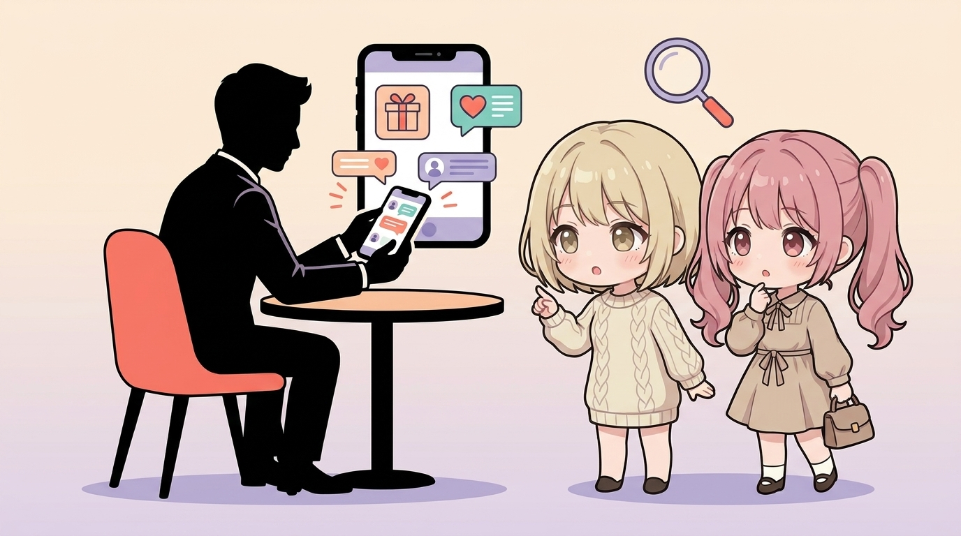 パパ活女子の見分け方。プロフィール・LINE・行動パターンから読む方法