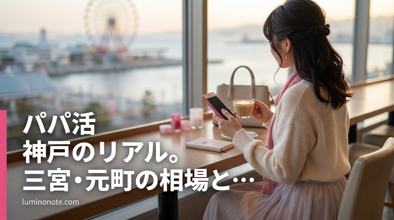 パパ活 神戸のリアル。三宮・元町の相場と大阪との違い