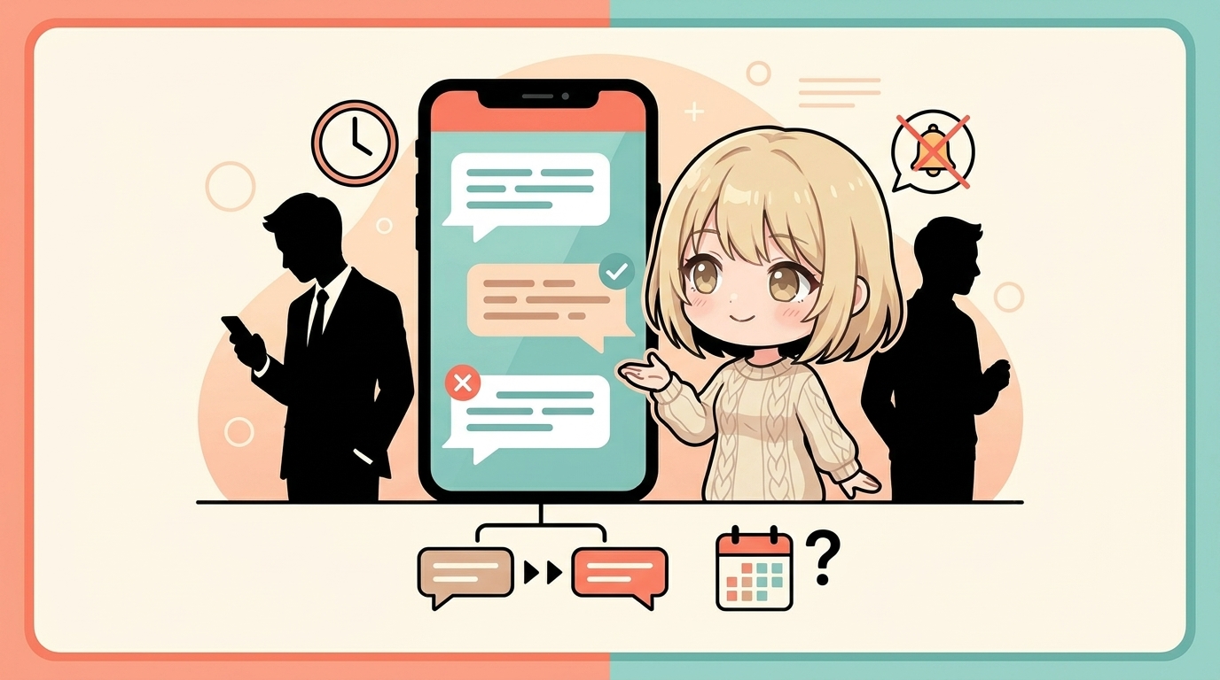 パパ活のLINE。交換タイミング・最初の3通・既読スルー対策を整理した