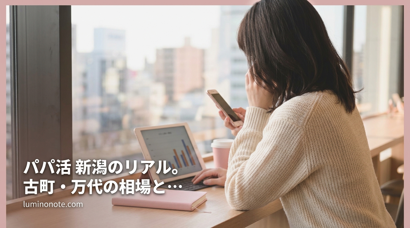 パパ活 新潟のリアル。古町・万代の相場と日本海側のアプリ事情