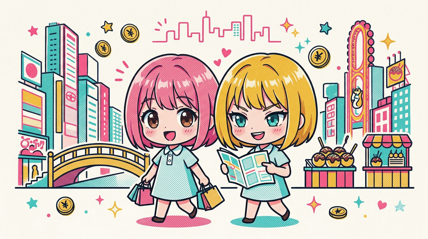 パパ活 大阪のリアル。キタ・ミナミの相場、エリア別の特徴、避けるべき場所まとめ