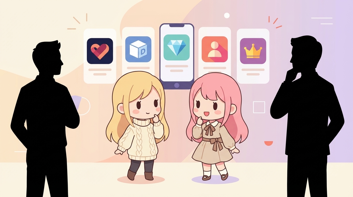 パパ活おすすめアプリ5選。目的別の選び方とやり方を解説