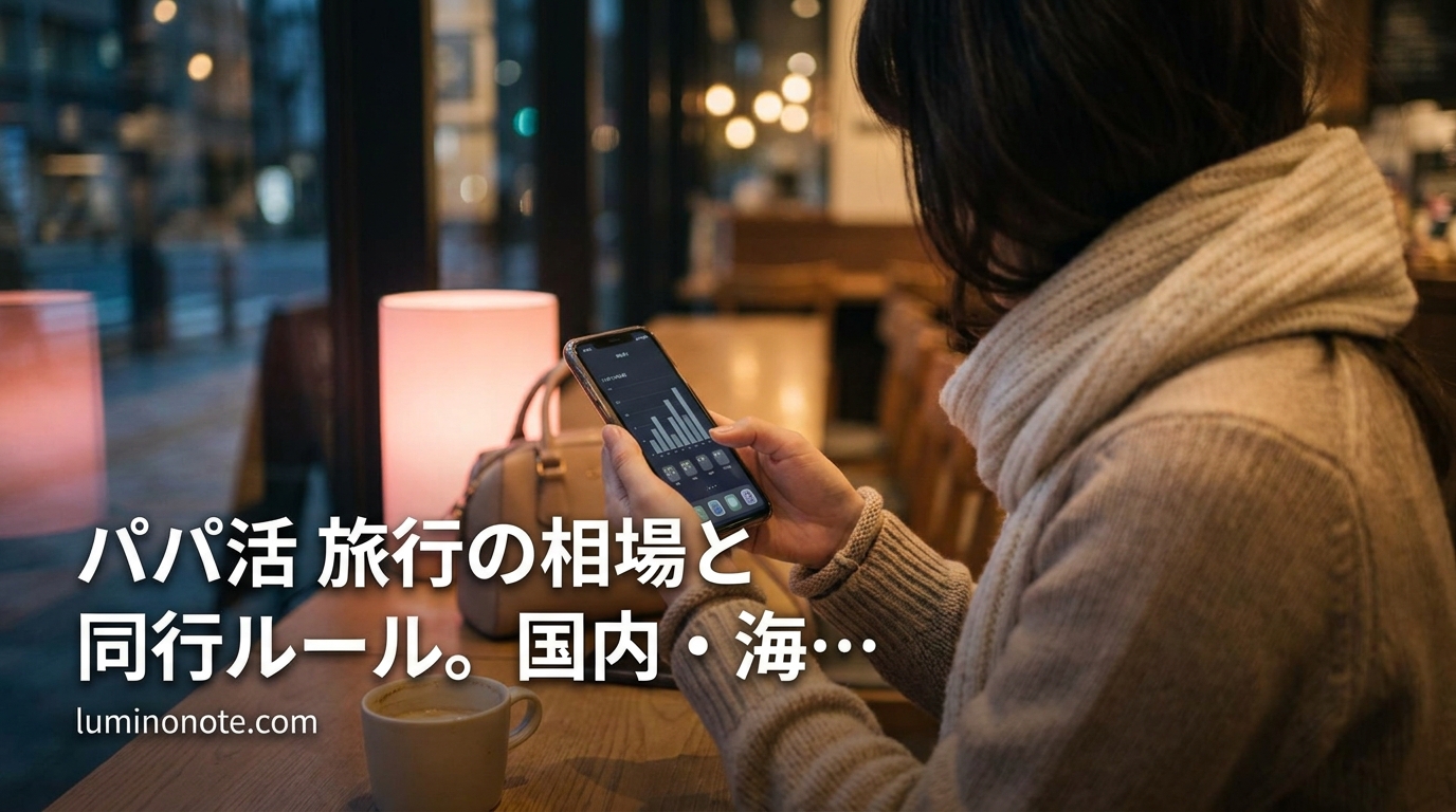 パパ活 旅行の相場と同行ルール。国内・海外・トラブル防止の考え方