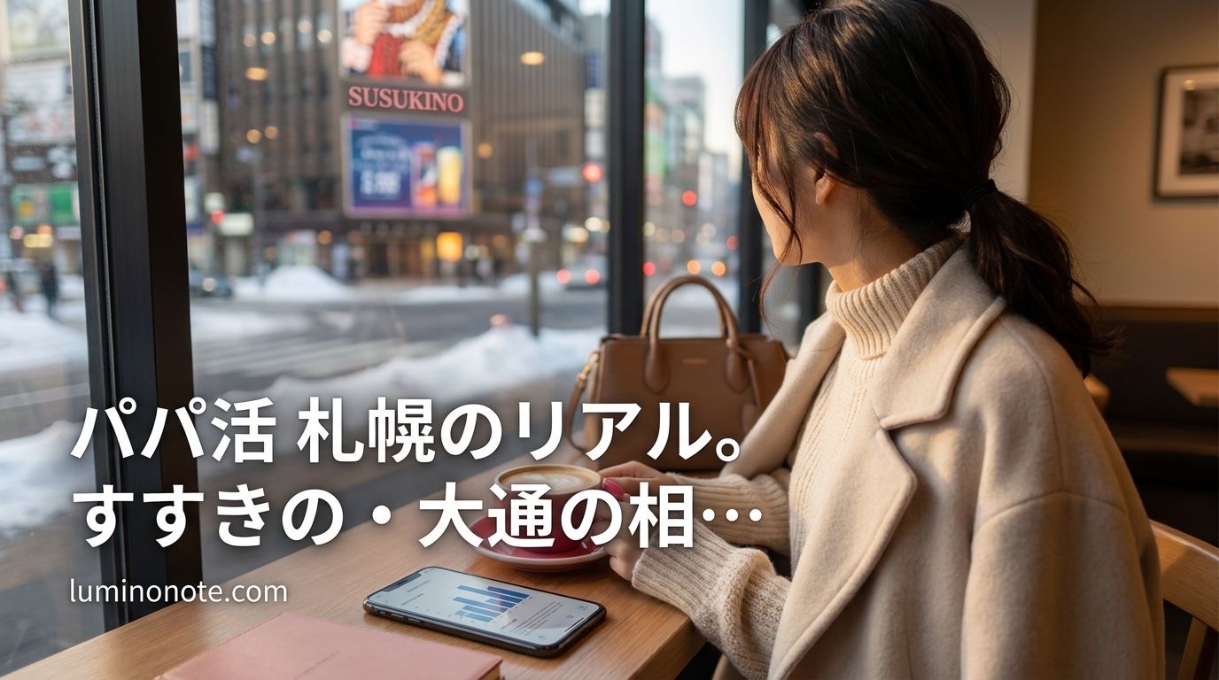 パパ活 札幌のリアル。すすきの・大通の相場と北海道のアプリ事情