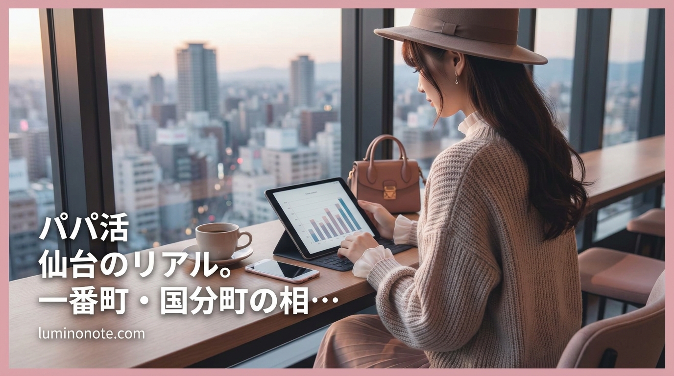 パパ活 仙台のリアル。一番町・国分町の相場と東北中心都市のアプリ事情