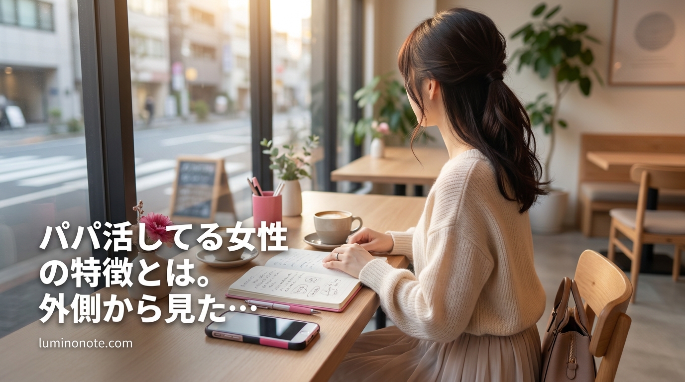 パパ活してる女性の特徴とは。外側から見た視点と、誤解されないために