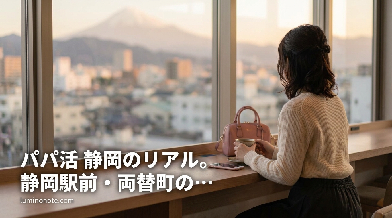 パパ活 静岡のリアル。静岡駅前・両替町の相場と東海ルートのアプリ事情