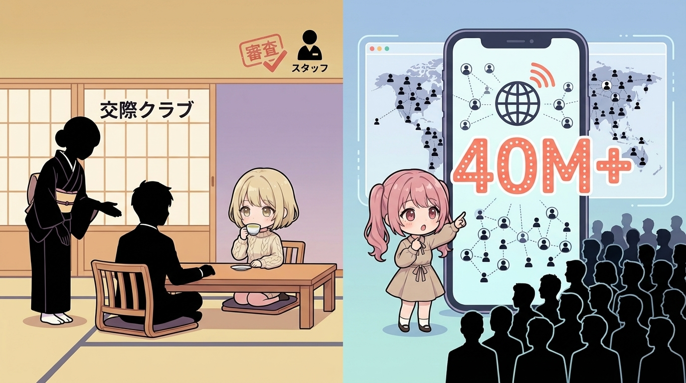 パパ活アプリ比較イラスト