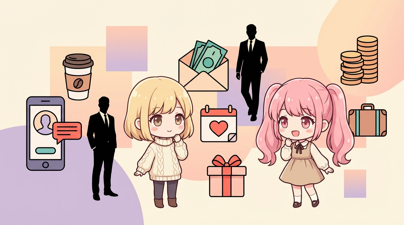 パパ活のやり方完全ガイド。登録・プロフ・顔合わせ・定期パパ・出口戦略まで全ステップ