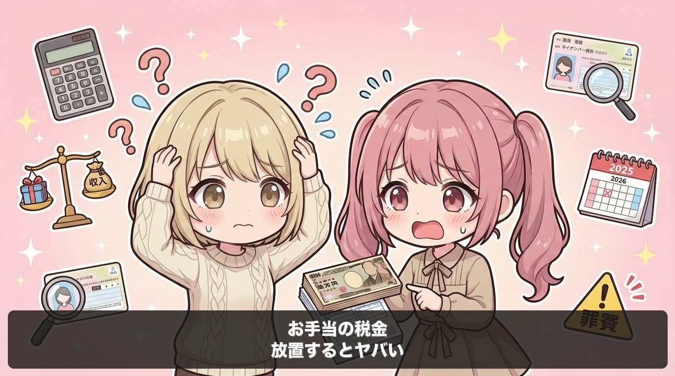 パパ活の税金、いくらから確定申告が必要？ 贈与税と所得税の違いをわかりやすく解説