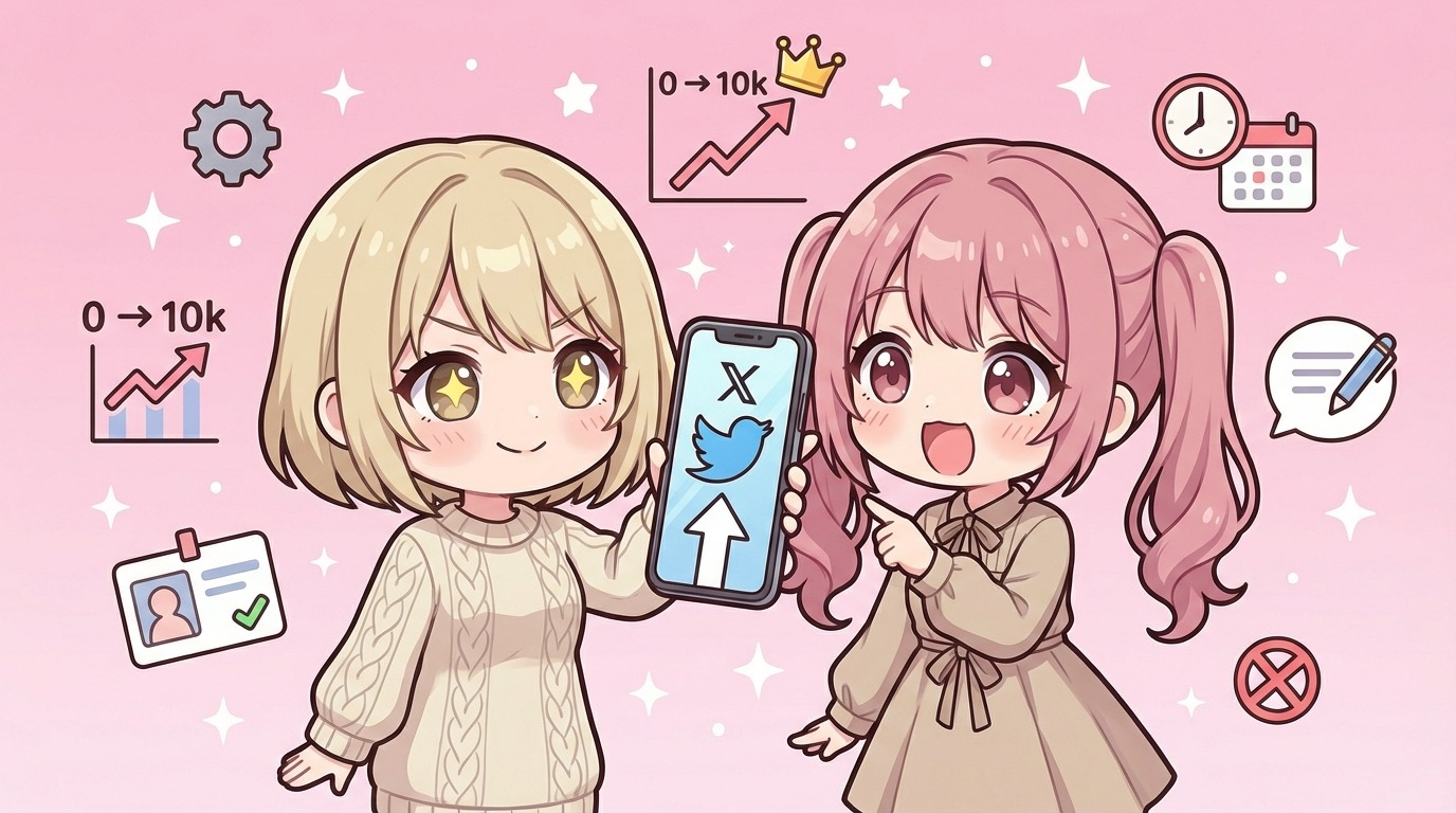 X(Twitter)のフォロワーを伸ばす方法をまとめてみた